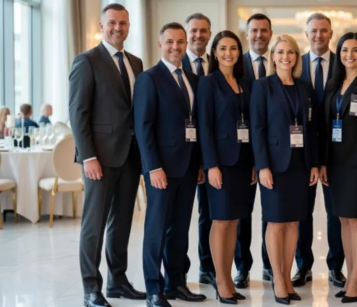 Velom Agoria szakmai csapat és minősítések vizuális bemutatása