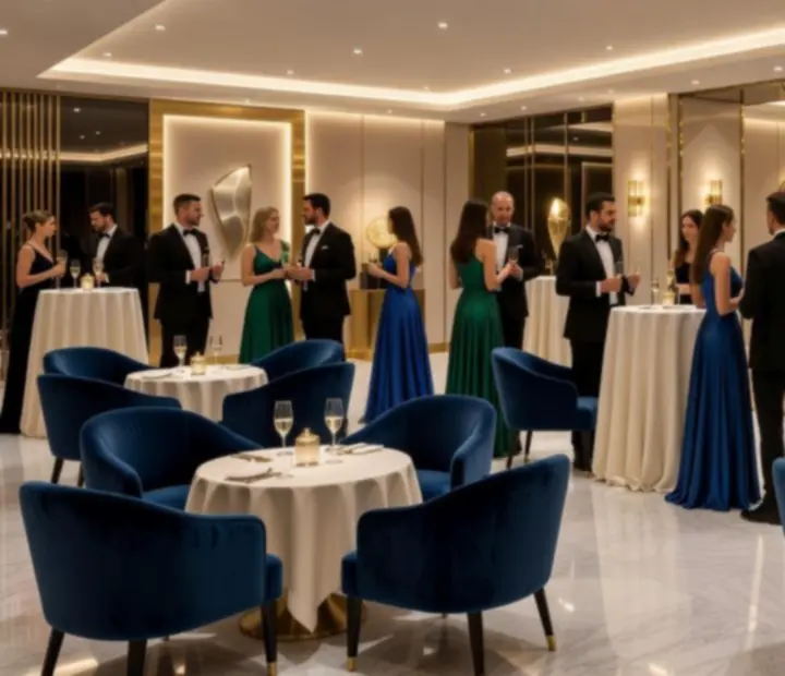 VIP kaszinó lounge hangulatú vállalati gála